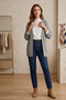 Gray Knitted Cardigan - 2