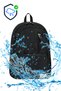 Unisex Waterproof Black Daily Travel and School Bag - 2
