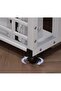 Portable Computer Desk, 60-90cm/24-35in Height Adjustable Laptop Table Small Standing Desk Rolling C - 5
