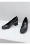 26465116Y Genuine Leather Blunt Toe 6cm Thick Heel Daily Comfortable Shoes for Women - 4