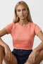 Powder Crew Neck Raglan Sleeve Lycra Knitted T-Shirt Alc-X15388 - 2