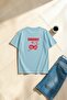 Unisex with Love Cherry Printed Design Oversize T-Shirt - 2