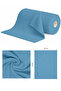 (Roll of 20) 100% Microfiber Cleaning Cloth 25X32 Large Size 4XL Multi-Purpose Use - Blue - 2