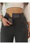 High Waist Velcro Closure Palazzo Trousers - 7