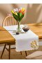 Mixed Floral Embroidered Runner 45X150 cm (S6)