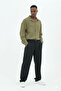 Men's Muslin Shirt 100% Cotton Plus Size Khaki Green - 5