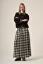 Women's Plaid Suit Black 31353 - 4