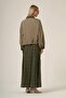 Women's Plaid Suit Khaki 31353 - 6