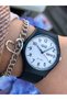 Black Color Silicone Strap, 10 Bar Water Resistant (Suitable for Pool, Sea) Women's Calendar Wristwatch - 4