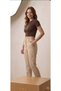 Women's Basic Energetic Crop Top T-Shirt Soft Textured Fit Cut Short Sleeve T-Shirt - 5