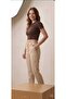 Women's Basic Energetic Crop Top T-Shirt Soft Textured Fit Cut Short Sleeve T-Shirt