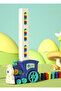 Domino Laying Train Toy with Music & Lights, Controllable Direction - 3