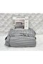 Milano Stone Wash Bearded Ultrasonic Ruffled Single Bedspread Color Gray - 3