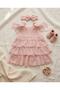 Girl's Evening Dress - Salmon