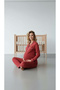 Women's Cotton Long Sleeve Maternity Pajama Set - 2