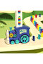 Domino Laying Train Toy with Music & Lights, Controllable Direction - 7