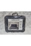 Milano Stone Wash Bearded Ultrasonic Ruffled Single Bedspread Color Anthracite - 4