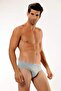 Men's Gray Combed Cotton Sports Slip - 2