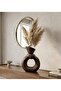 Kravat Model Decorative Vase Ceramic Stylish Vase Handmade Special Series 27 cm - 3