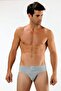 Men's Gray Combed Cotton Sports Slip