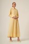 Women's Cotton Dress Beige 31350 - 3