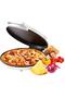 Electric Pizza Maker 1500W - 30cm Non-Stick Multi-Function Arabic Bread & Tortilla Maker, White - 3