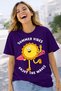 Summer Vibes Sun Print Unisex Oversize T-Shirt – Summer-Themed Cotton Crew Neck Trend T-Shirt