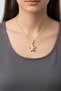 Accessories Gold Yellow Plated Stainless Steel 42+5 cm Women's Star Necklace with Extension Chain - 3