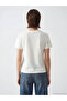 Esvab • Modern & Distinctive Zero Roba Collar Embroidered Women's T-Shirt - 5