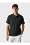 Esvab • Modern & Distinctive Devrik Roba Collar Striped Men's T-Shirt