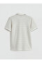 Polo Neck Striped Men's T-Shirt - 2