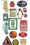 Vintage Retro Sticker Set 22X30 cm – Travel, Nature and Fun Designs