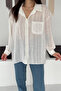 Women's Striped Oversize Shirt – Relaxed Fit Stylish Design - 5