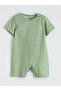 Lcw Baby Beige Printed Baby Boy Jumpsuit 2-Pack - 2