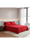Bed Sheet Organic Cotton Akfil King Size - Red - 240cm X 260cm - 2