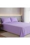 Bed Sheet Organic Cotton Akfil King Size - Lilac - 240cm X 260cm - 3