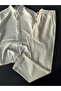 Sofia Linen Shirt + Raw Linen Trousers 2-Piece Combination - 2