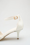Women's Stoned Pointed Toe Ankle Strap Thin Heeled Evening Dress Shoes - 6 cm - 5