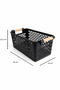 6-Piece Bathroom Organizer Basket - Multi-Purpose In-Cabinet Cosmetic Organizer with Handles, Detergent Holder Box - 4