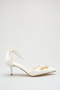 Women's Stoned Pointed Toe Ankle Strap Thin Heeled Evening Dress Shoes - 6 cm - 3