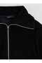 Stand Collar Oversize Women's Zippered Sweatshirt - 6
