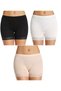 Women's/Girl's Cotton Lycra Shorts With Lace Trim Cycling/Safety/Under Skirt/Night Shorts, Pack Of 3
