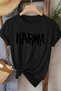 Mélange Printed Women's Cotton T-shirt
