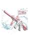High Capacity Automatic Water Pistol, Electric Summer Pool Party Toy Pink