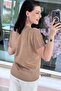 V-Neck Glittery Knitwear Blouse 6Y059 - 2
