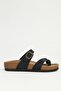 Black Nubuck Women's Slippers Pc-7913 - 2