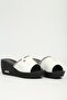 White Women's Heeled Slippers Pc-7877 - 3
