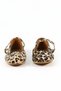 Genuine Leather Leopard Printed Women's Ballerina Shoes - Z263011 - 3