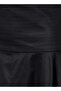 Maxi Length Cotton A-line Skirt with Panelled Waistband - 3