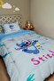 Cheerful Stich Patterned Single Duvet and Pillowcase